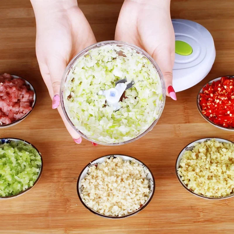 Manual Rotary Vegetable Chopper, Vegetable Cutter