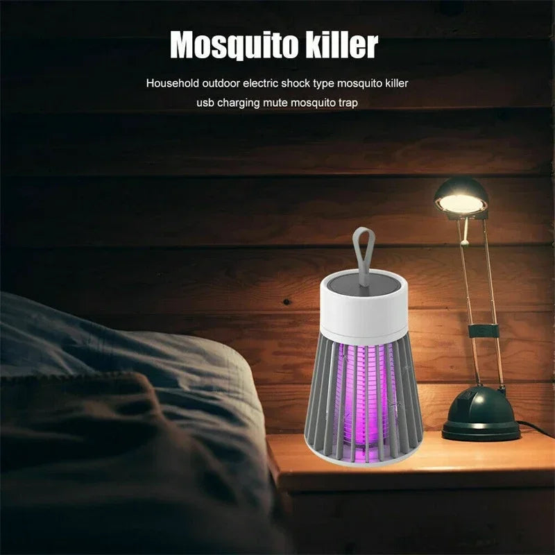 Lampe Anti-Moustiques UV Rechargeable – Protection Silencieuse & Efficace !