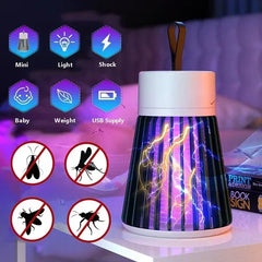 Lampe Anti-Moustiques UV Rechargeable – Protection Silencieuse & Efficace !