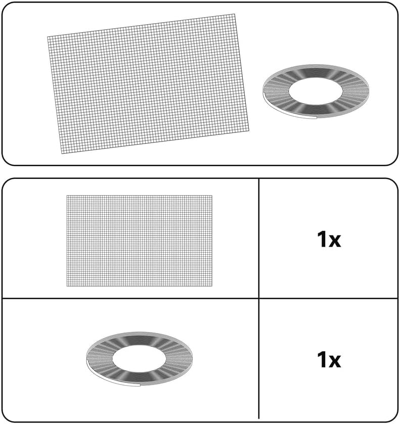 Moustiquaire blanc avec velcro adhésif 150X125 cm