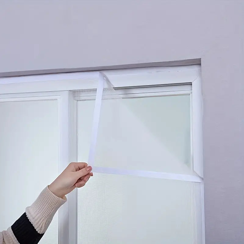 Moustiquaire blanc avec velcro adhésif 150X125 cm