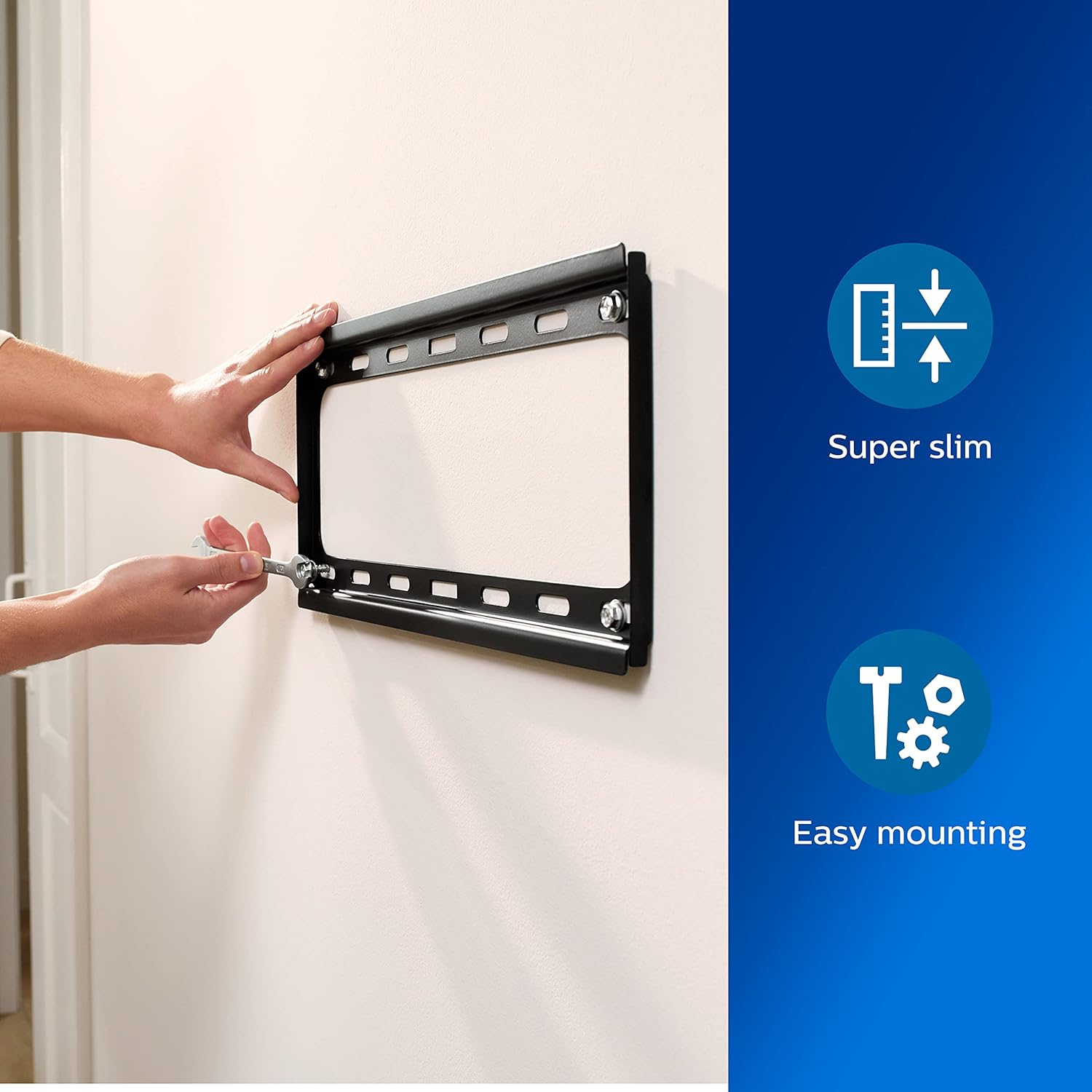 Support Mural TV pour écrans 26"-63" LED LCD Plasma