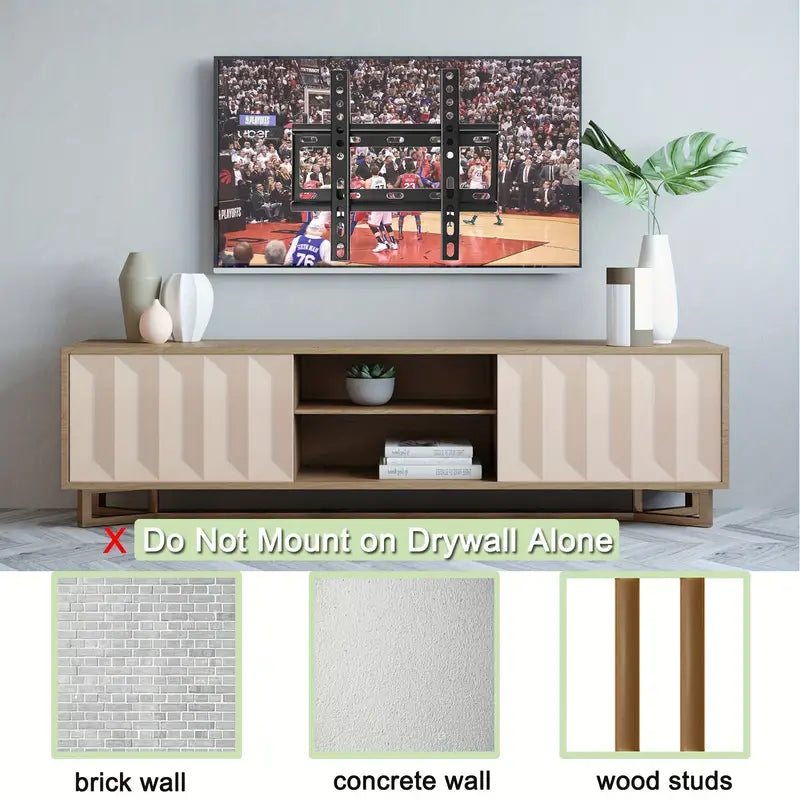 Support Mural TV pour écrans 26"-63" LED LCD Plasma