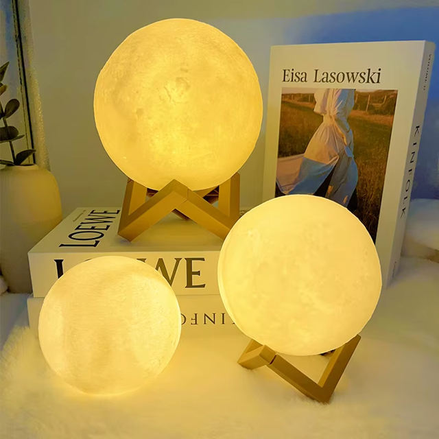 Lampe Lune à Luminosité 3D, GM