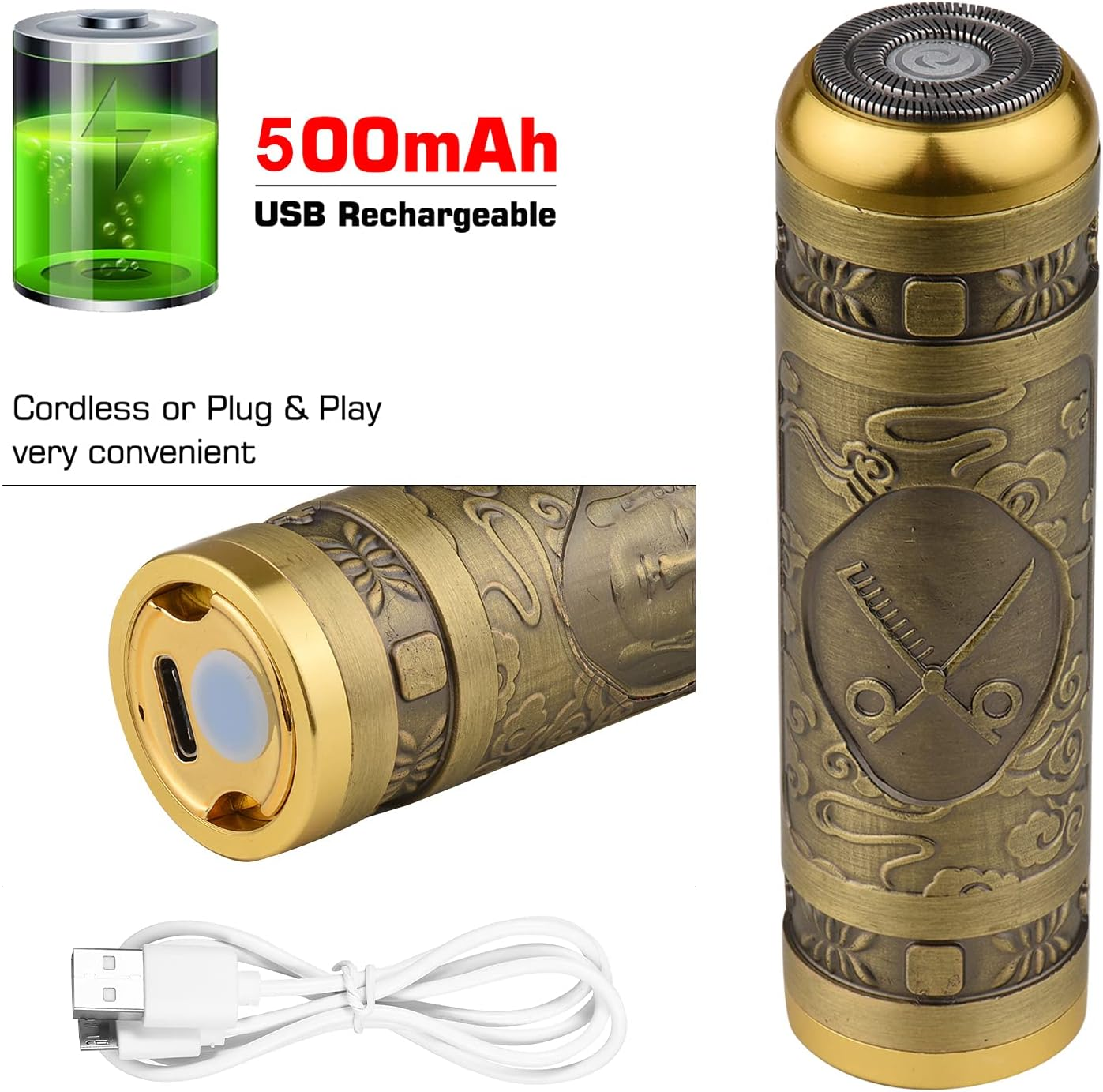 Mini Rasoir Électrique – Compact, Pratique et Efficace